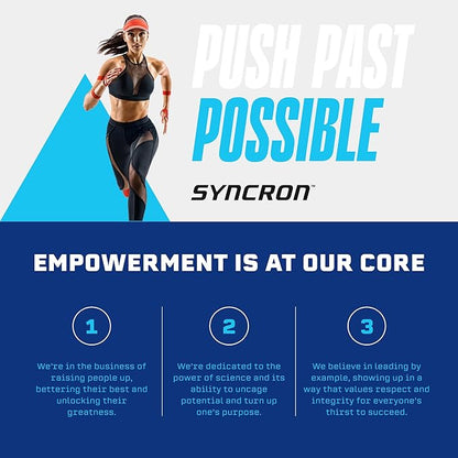 Syncron Post Workout Sports Drink Endorsed by Shohei Ohtani, Sugar Free Electrolyte Hydration, Aluminum Bottled Drink, Taurine, L Arginine & BCAAs for Athletes, Watermelon Kiwi, 6 Pack, 16 oz