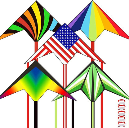 Kite for Kids Adults Easy to Fly, Rainbow Kites for Toddlers Age 3-5 Beginners, Kites for Kids Ages 4-8 8-12 Easy to Fly in Low Wind- Kite for Family Beach Outdoor Games and Activities