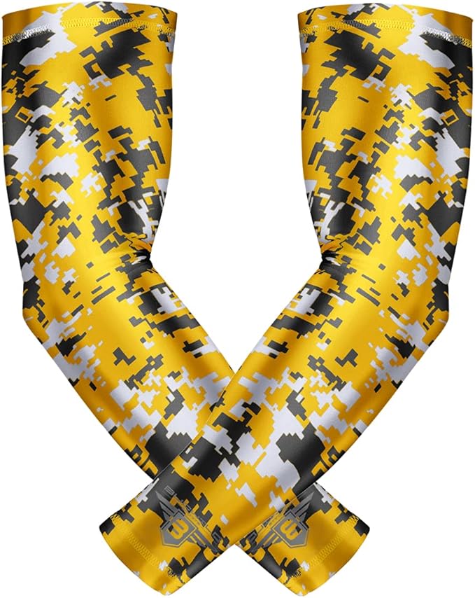 Bucwild Sports Baseball Arm Sleeve - Youth & Adult 1 Pair - Football Basketball Cycling Tennis