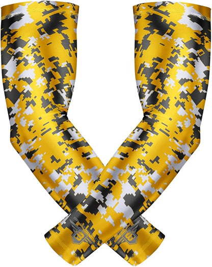 Bucwild Sports Baseball Arm Sleeve - Youth & Adult 1 Pair - Football Basketball Cycling Tennis