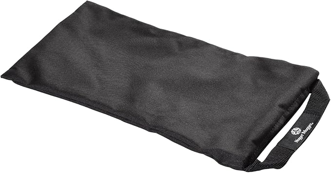 Hugger Mugger Unfilled 10lb Yoga Sandbag - Adds Weight to Your Poses, Zipper Cover, Sturdy Handle, Durable Material, Not Filled with Sand