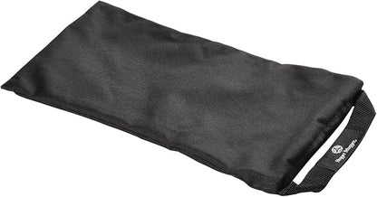 Hugger Mugger Unfilled 10lb Yoga Sandbag - Adds Weight to Your Poses, Zipper Cover, Sturdy Handle, Durable Material, Not Filled with Sand