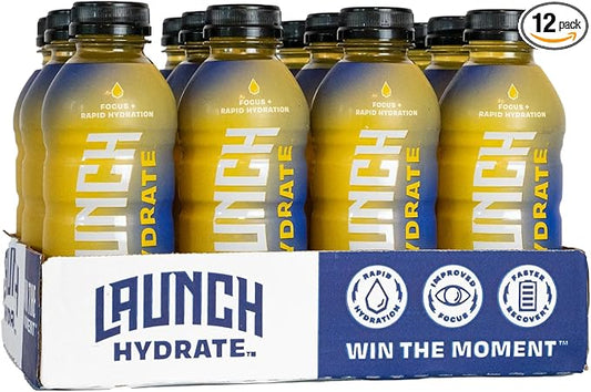 Sports Drink 12-Pack – Tropical Flavor – Real Cane Sugar, 3x Electrolytes, Cognizin for Focus, Natural Juice, No Artificial Dyes – Trusted by Perfect Game