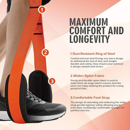 LEEKEY Resistance Bands, Exercise Bands with Handles,Pull Up Assist Bands - Bands for Working Out,Band for Men and Women Fitness Training, Physical Therapy,Home Workouts