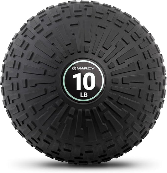 Marcy Slam Ball, 10–50 lbs Dead Weight, Non-Bounce, Sand-Filled Medicine Ball with Durable PVC