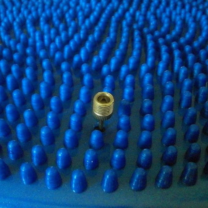 AppleRound Inflated Wobble Cushion with Hand Pump, Air Stability Board (Extra Thick), Core Balance Disc for Adults, Sensory Wiggle Seat for Kids, Flexible Seating for All Age, 13.5in / 34cm Diameter