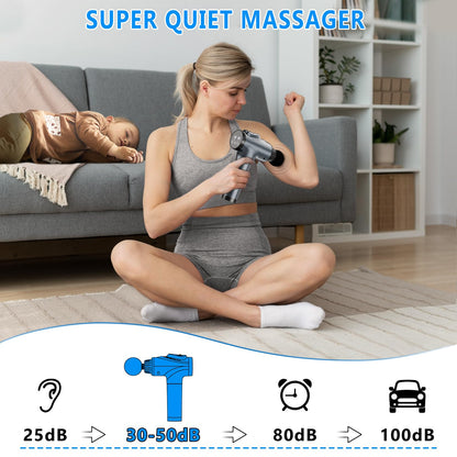 APHERMA Massage Gun, Muscle Massage Gun for Athletes Handheld Electric Deep Tissue Back Massager