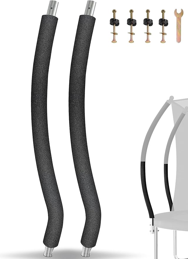 Trampoline Poles Replacement for Skywalker Or Jumpzylla,Galvanized Trampoline Enclosure Pole for Skywalker or Jumpzylla,Replace Parts#4201 4202 4135 OR for Jumpzylla 8ft 10ft&12ft 14ft