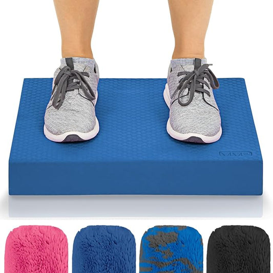 Vive Balance Pad - Foam Large Yoga Mat Trainer for Physical Therapy, Stability Workout, Knee and Ankle Exercise, Strength Training, Rehab - Chair Cushion for Adults, Kids, and Travel