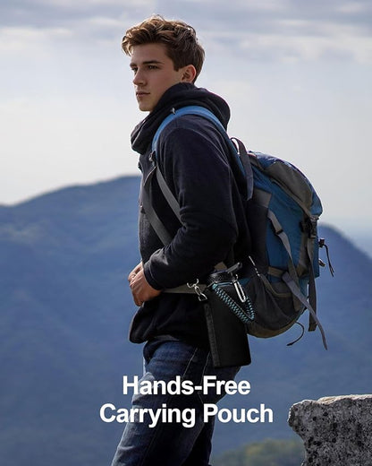 32oz Insulated Water Bottle,Stainless Steel Vacuum Water Bottle, BPA-Free & Leakproof -with Paracord Handle,Strap,Straw Spout Lids,Large Water Jug for Gym Sports