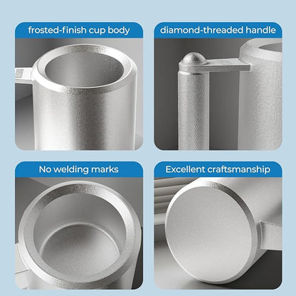 Coffee Mug 26LB,500ML,Dumbbell 12KG,beer mug,Overweight Dumbbell Fitness Sports Water Cup,Gym Workout Coffee Enthusiast Gift,Prank Gift (26LB - 500ML)(Food-grade coating)