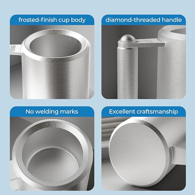 Coffee Mug 22LB,400ML,Dumbbell 10KG,beer mug,Overweight Dumbbell Fitness Sports Water Cup,Gym Workout Coffee Enthusiast Gift,Prank Gift (22LB - 400ML)(Food-grade coating)