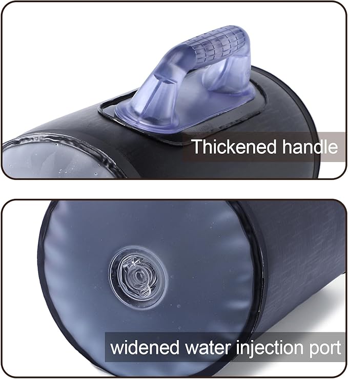 Water Dumbbells, Water Filled Training Dumbbells, Travel Weights Set, Adjustable Weights to 4-30 Lbs/Pair, Portable Gym for Strength Training, Fitness and Shaping