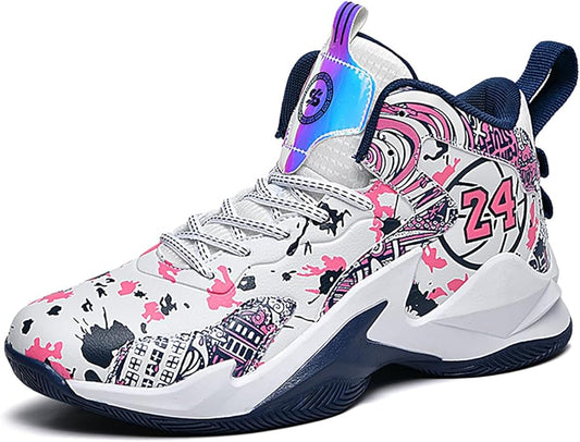 Boys Basketball Shoes Breathable Indoor Athletic Shoes Youth Outdoor Fashion Sneakers Comfortable