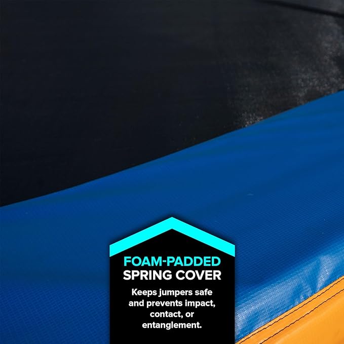 Sportspower Outdoor Trampoline with Safety Enclosure Net, 15FT