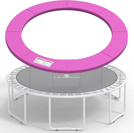 LANGXUN Universal Trampoline Repalcement Safety Pad, 8ft 10ft 12ft 14ft 15ft 16ft Waterproof