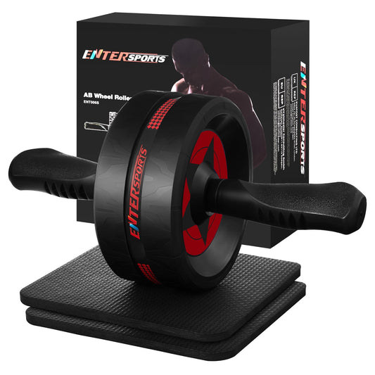 Ab Roller Wheel for Abs Workout - Abdominal Exercise Equipment with 2 Knee Pads for Home Gym, Core