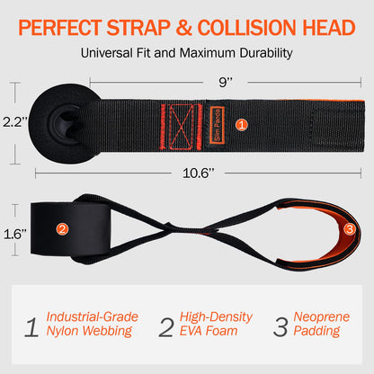 Slim Panda Door Anchor for Resistance Bands,Heavy Duty Resistance Band Door Anchor For Home