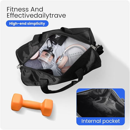 C&F BOGMOST Small Gym Bag for Travel & Duffel - 17 Inch Lightweight Carry On Bag for Men & Women, Mini Duffel Bag,Perfect for Sports, Weekend Trips, and Overnight Stays, Purple