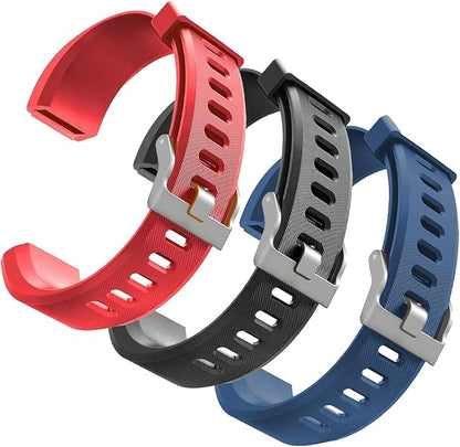 Watch Bands Replacement for ID115plus HR, Very Fit Pro Activity Fitness Tracker Wrist Bands Set, Multicolor Veryfitpro Smart Watch Strap Replacements