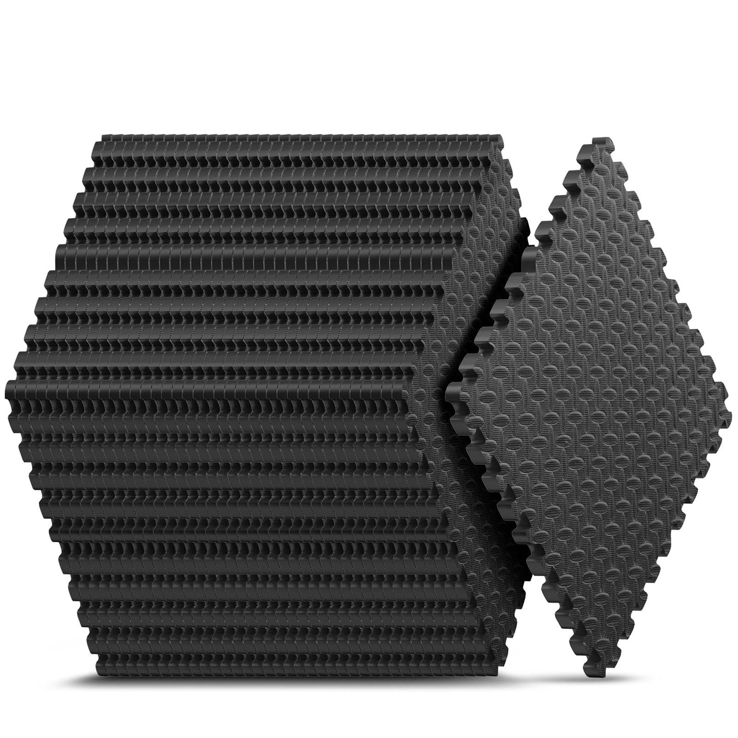 32 Pack 128 sqft Home Gym Mat, Puzzle Exercise Mat, EVA Interlocking Foam Floor Tiles for Home