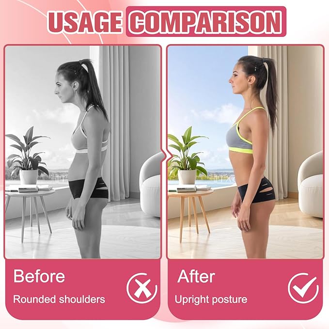 2PC Figure 8 Exercise Bands for Women Men, Victoriousact Resistance Bands, Fullbody Yoga Pulling Rope with Handles for Glutes, Back, Chest Expander Strap