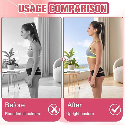 2PC Figure 8 Exercise Bands for Women Men, Victoriousact Resistance Bands, Fullbody Yoga Pulling Rope with Handles for Glutes, Back, Chest Expander Strap