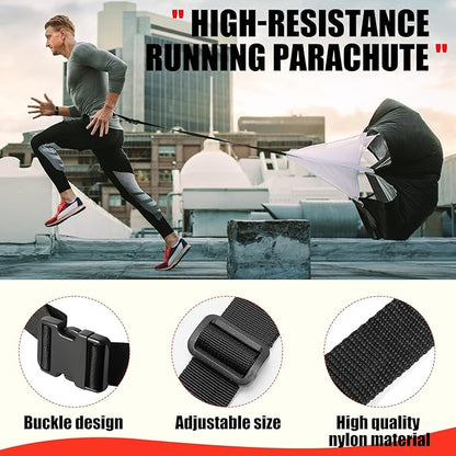 Soccer Training Equipment, Agility Speed Training Set with 20ft Speed Ladder, 12 Cones, 4 Adjustable Hurdles, Jump Rope, Parachute | Ideal for Basketball, Football Practise, for Kids, Youth, Adults