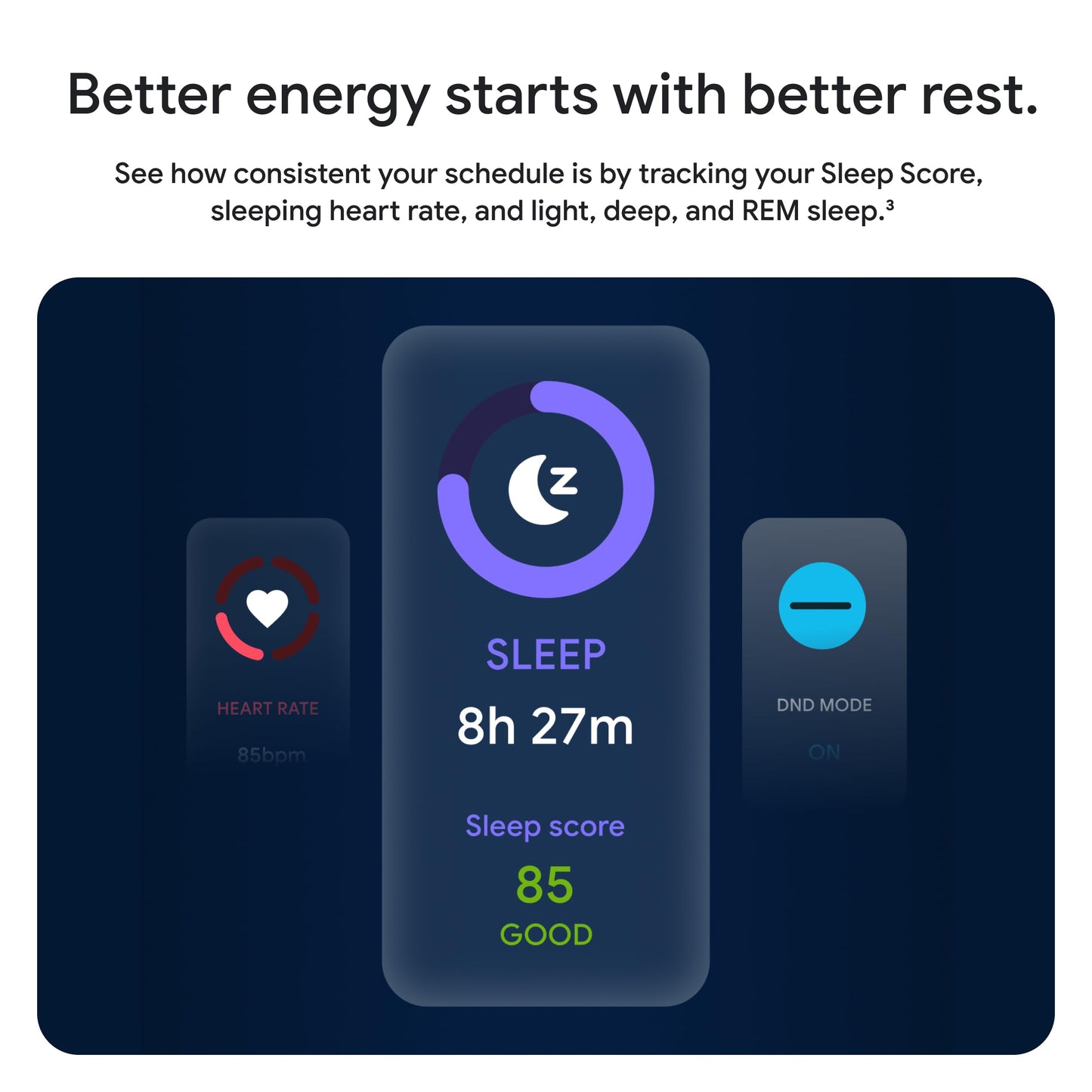 Google Fitbit Inspire 3 - Midnight Zen/Black - Small and Large Bands