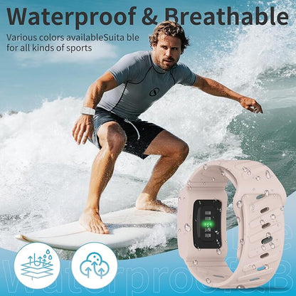 Silicone Sport Band Compatible with Whoop 4.0 Band for Men Women,Soft Comfort Durable Replacement Wristbands for Whoop 5.0 Silicone Bands