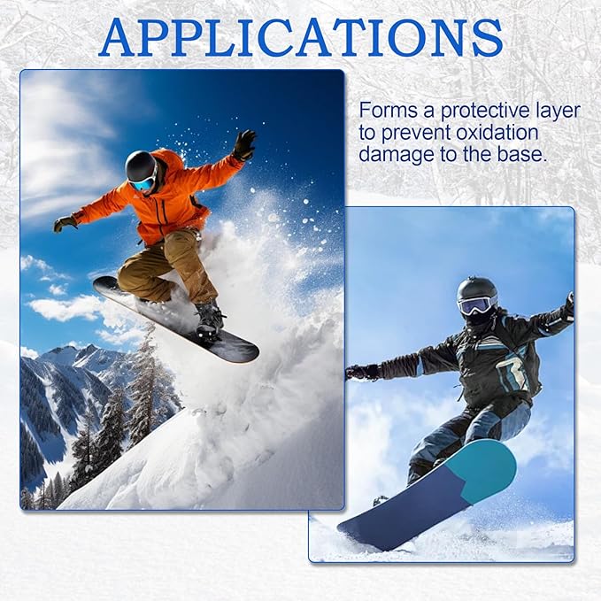 Snowboard Wax and Ski Wax-Universal Snow Block Wax for Any Seasonï¼?50 gm Block-Ski and Snowboard Racing Wax for Protecting- NO PFAS