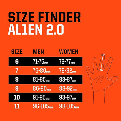 T1TAN Alien Galaxy Goalkeeper Gloves - Professional Soccer Goal Keeper Gloves for Youth, Men & Women - Size 6-11