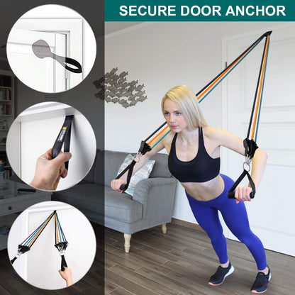 Resistance Bands Door Anchor Attachment, Secure Door Anchor Heavy Duty Door Anchor for Resistance