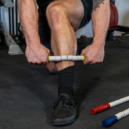 Massage Stick 14" Flexible Handheld Spindle Massage Roller - Full Body Muscle Recovery & Myofascial Release (Small - 14" Massage Stick)