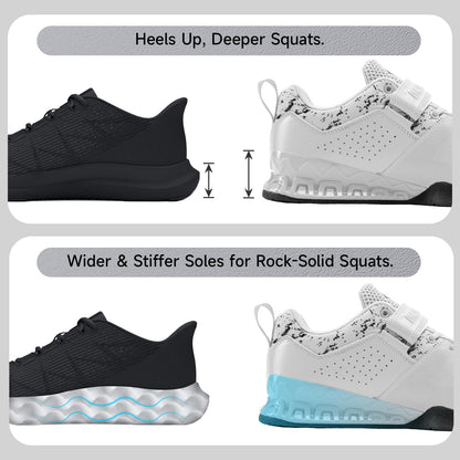 MANUEKLEAR Weight Lifting Shoes Men, Professional Training Weightlifting Shoes, Squat Shoes for