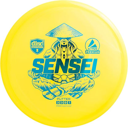 Discmania Disc Golf Set (5 Pack) | Active Premium Disc Golf Starter Set | Sensei, Maestro, Magician, Rockstar & Mentor | Premium Plastic, Easy to Throw | Ideal Gift for New Players (Colors May Vary)
