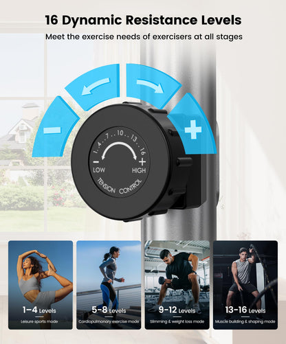 THERUN Elliptical Exercise Machine, Ultra-Quiet Magnetic Machine for Home