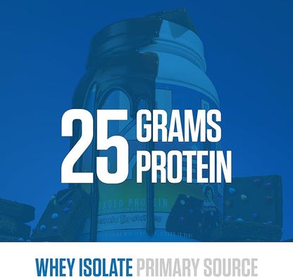 RYSE Loaded Protein Powder - Little Debbie Cosmic Brownie - 25g Whey Protein Isolate & Concentrate with Prebiotic Fiber & MCTs - Low Carb, Low Sugar, Digestive-Friendly - 54 Servings / 4 lb Tub