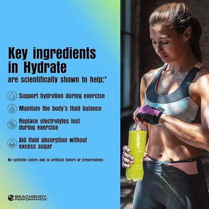 BODi Hydrate Performance Hydration Supplement, Quercetin Enriched Electrolyte Powder, 4 Key Electrolytes: Potassium, Magnesium, Sodium, Calcium - Supports Endurance & Fluid Balance, Citrus, 40 SRV