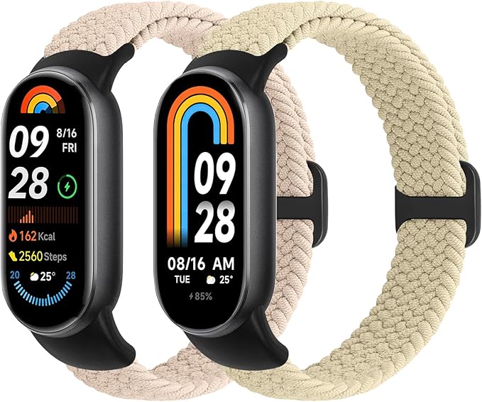 Braided Bands Compatible with Xiaomi Smart Band 10 9 8 Straps for Women Men