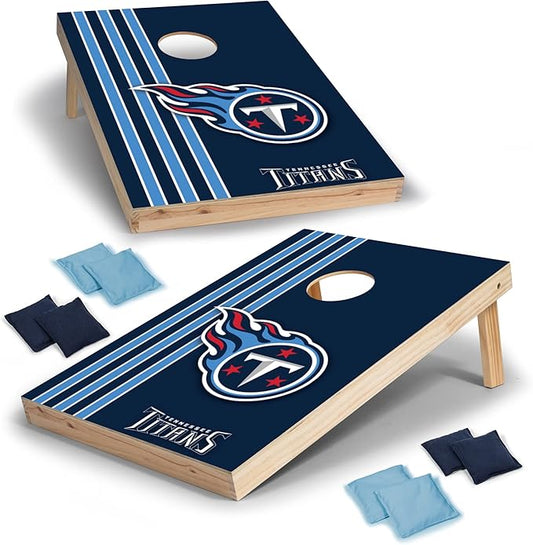 NFL 2' x 3' Solid Wood Cornhole Set with Direct Print HD Team Graphics – Great Gift for Any