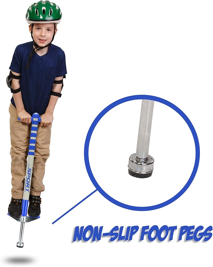 New Bounce Pogo Stick for Kids - Pogo Sticks, 40 to 80 Lbs - Sport Edition, Quality, Easy Grip, PogoStick for Hours of Wholesome Fun