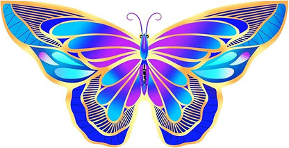 Xida Butterfly Kite for Kids & Adults, Easy to Fly, Ages 4-8, Large Kite with 300ft Handle, Perfect for Beach Trips