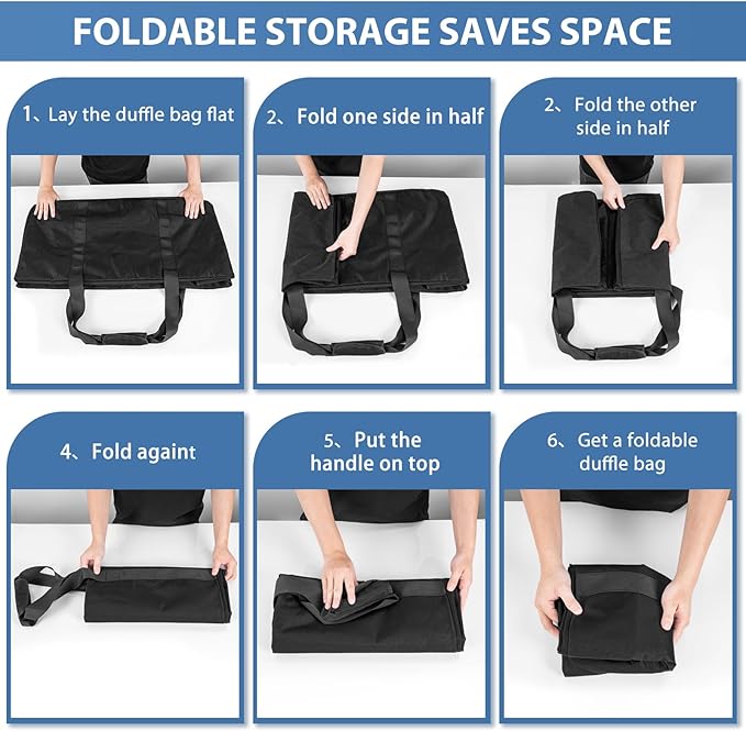 Extra Large Travel Duffle Bag, 120L Gear Bag for Men and Women, Storage Bag Ideal for Overnight Camping and Weekend Getaways