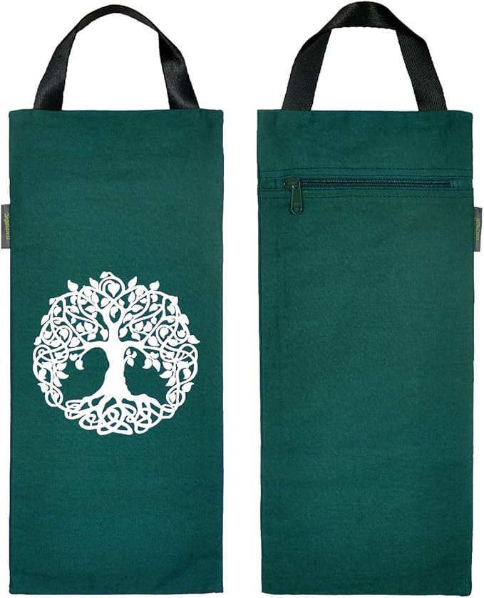 Yoga Sand Bag, Cotton Unfilled for Yogas, Weights & Resistance Training, Portable Weightlifting Sandbag