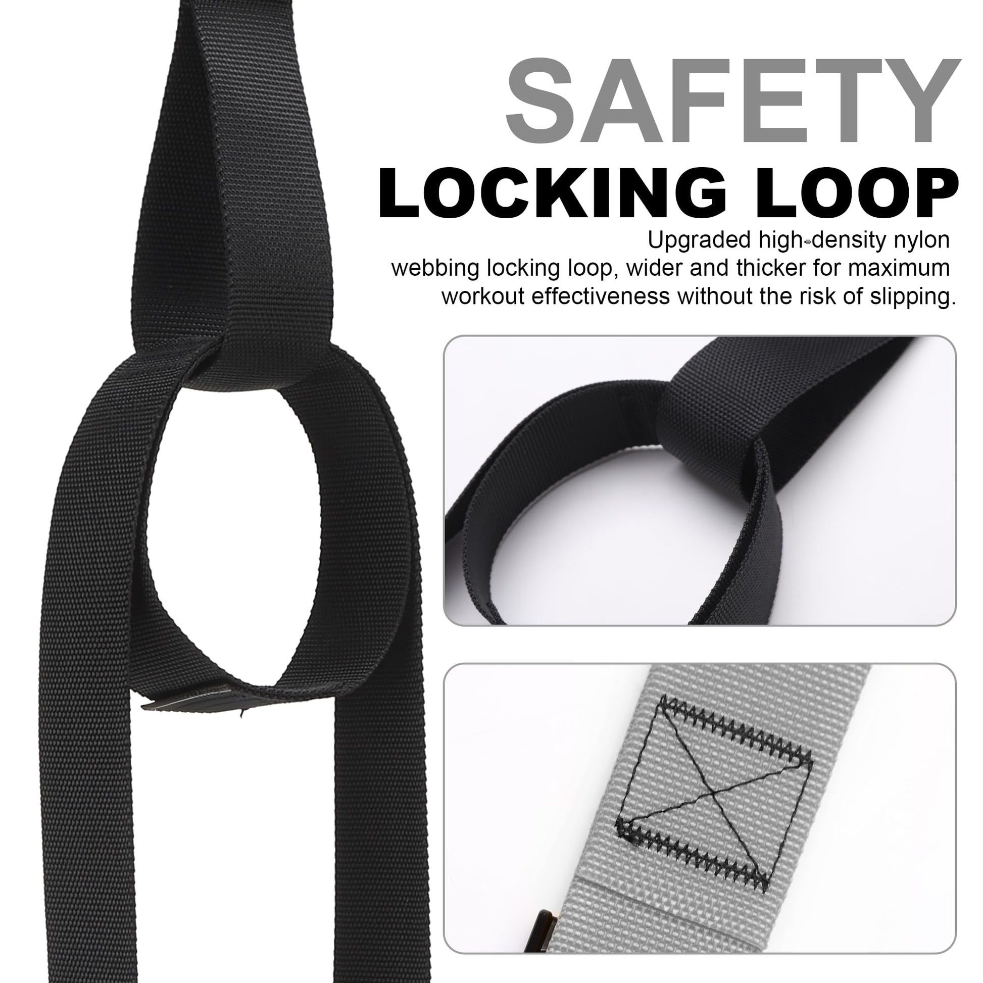 Home Resistance Training Kit with Adjustable Suspension Straps for Workouts