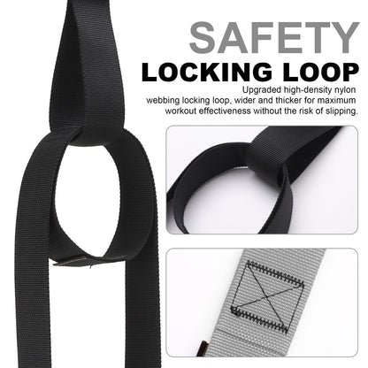 Home Resistance Training Kit with Adjustable Suspension Straps for Workouts