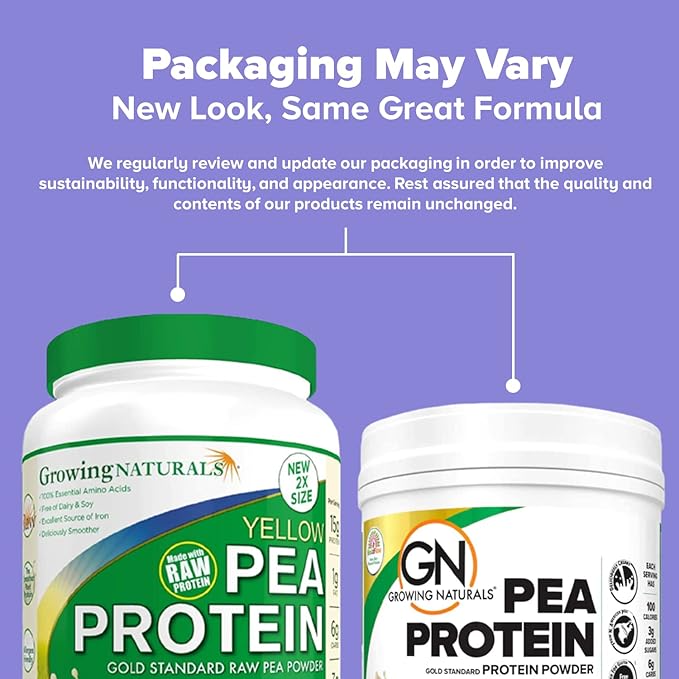 Raw Pea Protein Powder, Vegan Plant Based Protein, BCAA, Low-Carb, Low-Sugar, Original Unflavored, 2 Pound (Pack of 1)