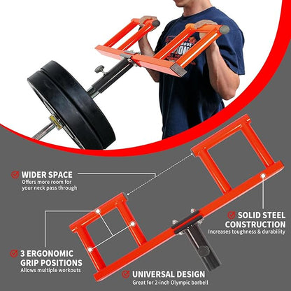 Viking Press Landmine Handle T-Bar Row Attachment for 2-Inch Olympic Barbell