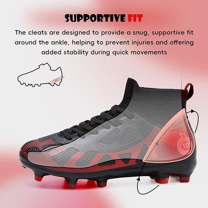 Soccer Cleats Kids Boys Girls Athletic Outdoor Football Shoes